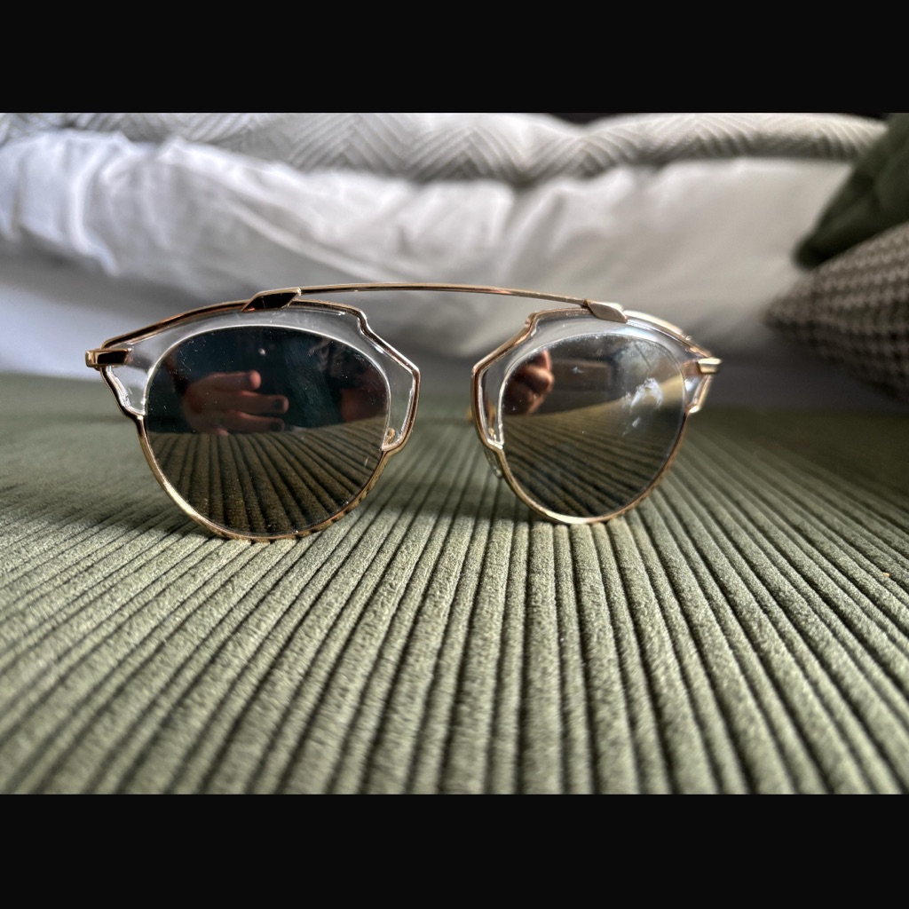 Dior Gold Frame Sunglasses